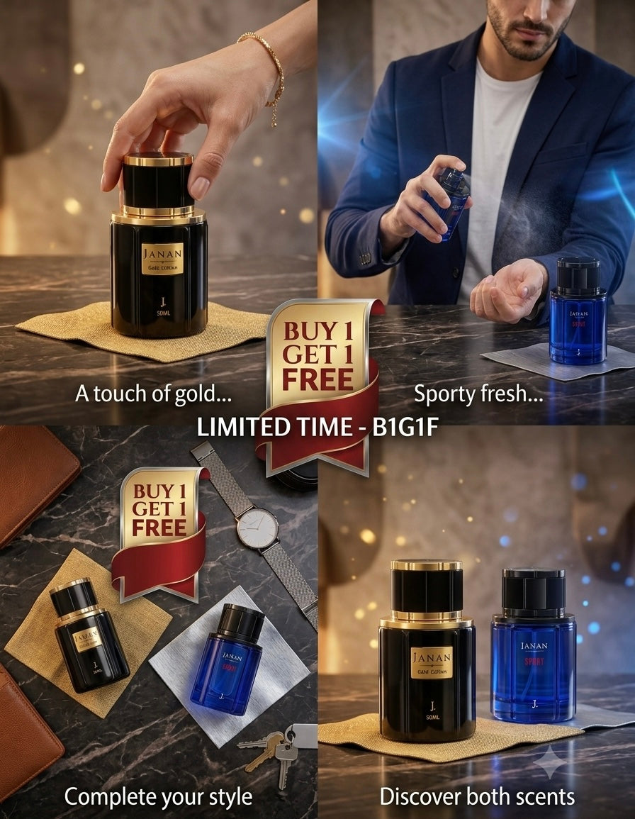 Janan Gold & Janan Sports Buy 1 Get 1 Free , 100ml